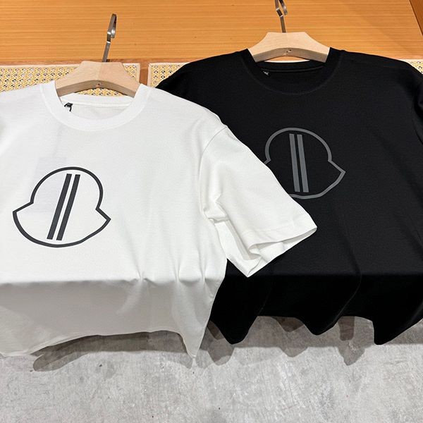 高品質♪♪♪モンクレール  ロゴ Tシャツ 偽物 ブラック&ホワイト mol72129